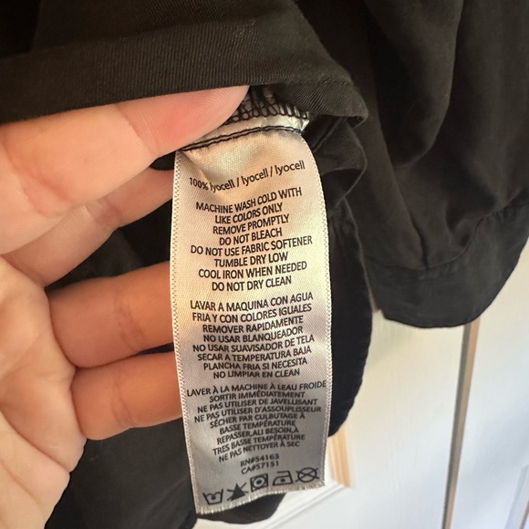 Calvin Klein Jeans Black Button Down Shirt size 2x - Picture 3 of 3